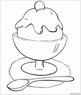 Ice Cream Pages Coloring Online Color Kids Coloringpagesonly sketch template