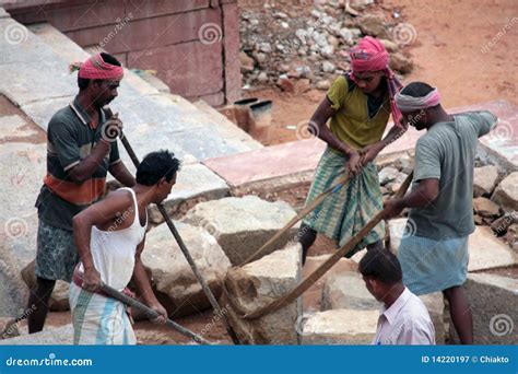 people working hard editorial photography image  stone