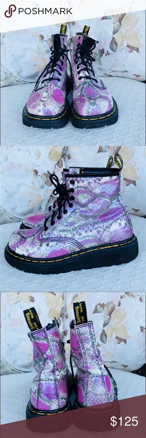 dr martens soft snake skin leather boots boots leather boots martens