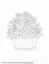 Coloring Pages Cool Bouquets Flower sketch template