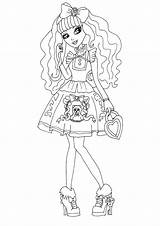 Ever After High Coloring Pages Raven Queen Blondie Print Printable Locks Cerise Hood Colouring Lockes Getcolorings Cartoon Kids Sheets Colorings sketch template