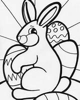Easter Bunny Coloring Pages Rabbit Drawing Templates Pascua Template Eggs Kids Conejos Big Colouring Bunnies Printable Print Book Conejo Easy sketch template