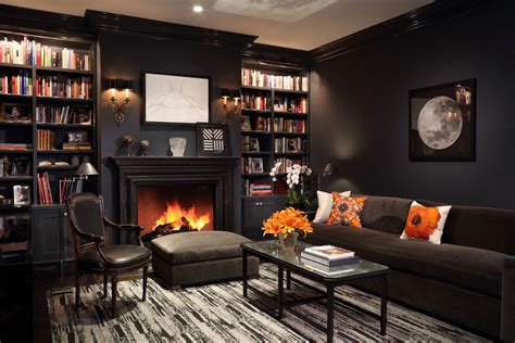 black living room designs decorating ideas design trends