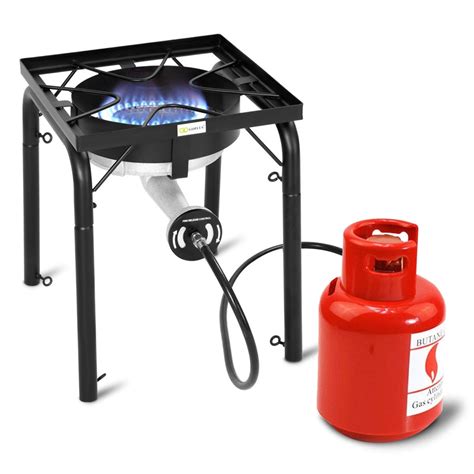 goplus portable propane  btu single burner outdoor camp stove   sale overstock