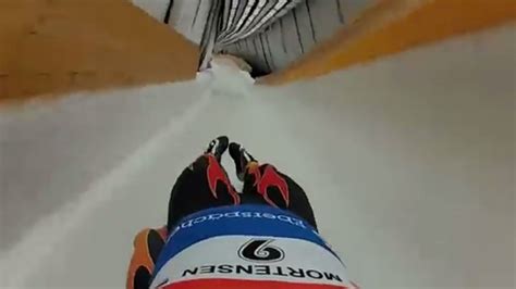 Sochi 2014 Amazing Clip Shows What It S Like To Speed Down The Luge