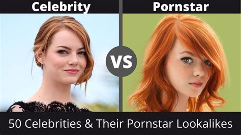50 celebrities and their pornstar doppelganger youtube