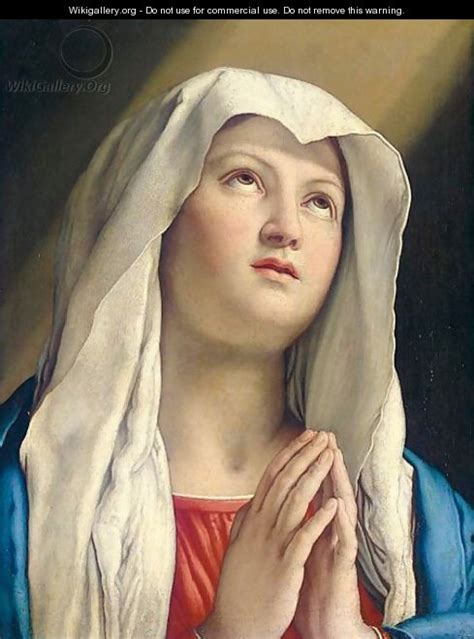 The Virgin In Prayer 2 Giovanni Battista Salvi Il