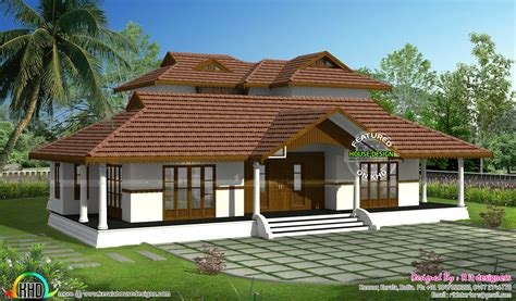 kerala home designs  plans kerala traditional home  plan