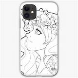 Redbubble Lily sketch template