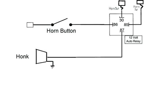 motorcycle horn relay diagram motorcycle diagram wiringgnet car horn wiring diagram