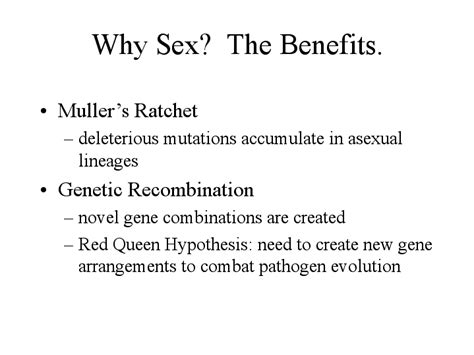 why sex the benefits