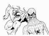 Venom Colorare Carnage Printable Coloringhome Fighting Disegni Maschera Marvel Colora sketch template
