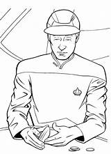 Trek Voyager sketch template
