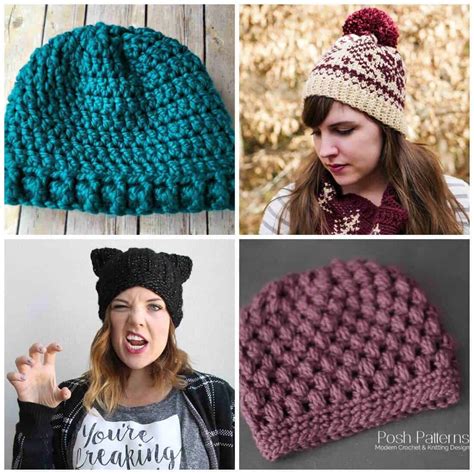 crochet hat patterns daisy cottage designs