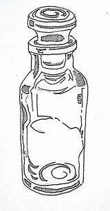 Spice Bottles Coloring Bottle Storage sketch template