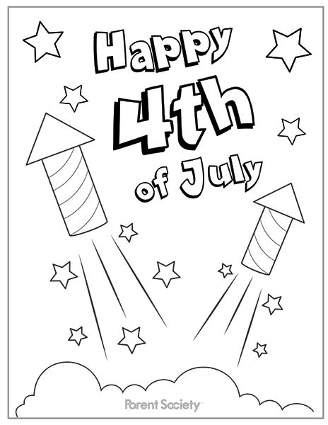 printable   july coloring pages  kids adults kindergarten