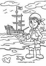 Pirat Malvorlage Piraten Ausmalbilder Piratenschiff Malvorlagen Ausmalen Kinderbilder Ganzes Piratin Bestimmt Kostenlose sketch template