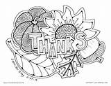 Coloring Pages Thankful Thanksgiving Adults Getcolorings Getdrawings Sheets sketch template
