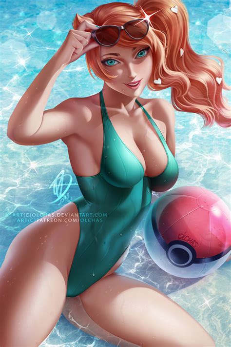 rule 34 1girls abs armpits ass ball belly blue eyes breasts cleavage deviantart female female