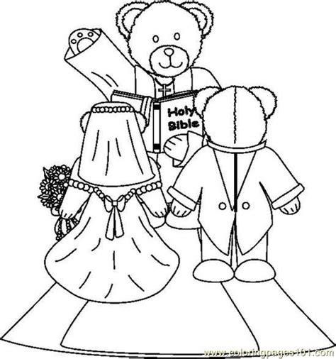 coloring pages bearweddingbw peoples relationship  printable