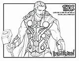 Thor Coloring Pages Lego Hammer Printable Getcolorings Getdrawings Colorings sketch template