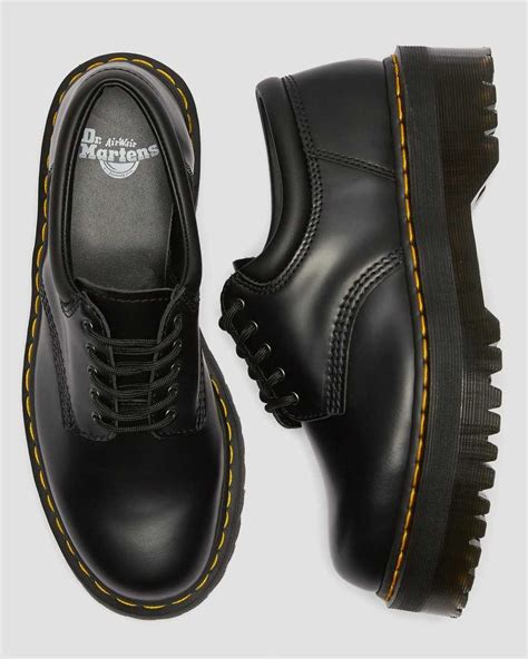 quad smooth leather platform shoes dr martens grunge shoes swag shoes shoes