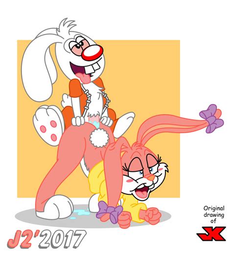 rule 34 all fours animated anthro babs bunny black nose