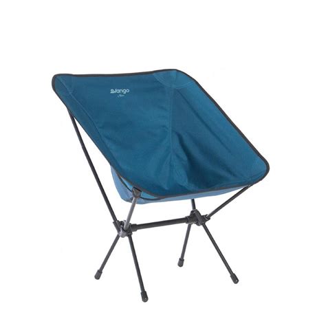 micro steel camping chair blue vango decathlon