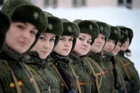 makeup and cammies russia s first women only military contest