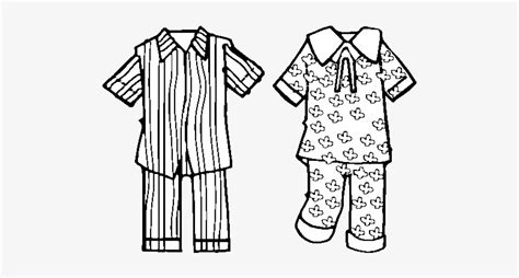 pajama day coloring sheets  png  pngkit