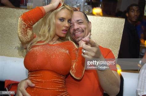 Actor And Rapper Ice T And His Wife Coco At Promoter