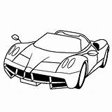 Pagani Coloring Huayra Car Clipart Zonda Pages Color Thecolor Para Colouring Colorir Clipartlook Choose Board Online Salvo sketch template