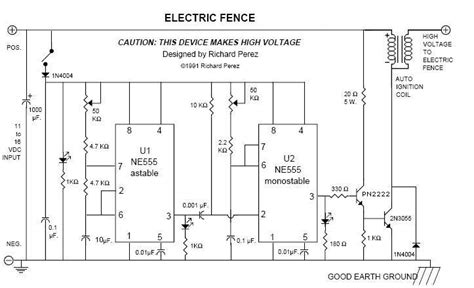 electric fence kv pulses  perimeter defense pocketmagic