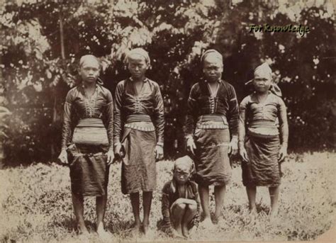 siok siok malam dusun people early 20th century from ranau