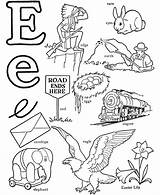 Coloring Letter Pages Words Objects Alphabet Abc Eagle Kids Activity Sheets Clipart Sheet Letters Preschool Colouring Word Library Color Honkingdonkey sketch template