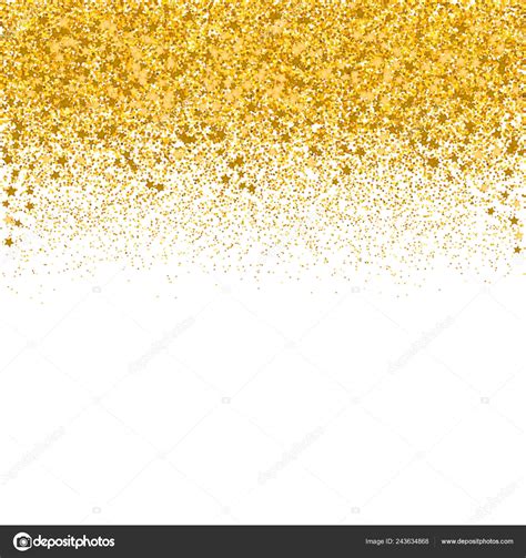 gold confetti vector background falling sparkles dots