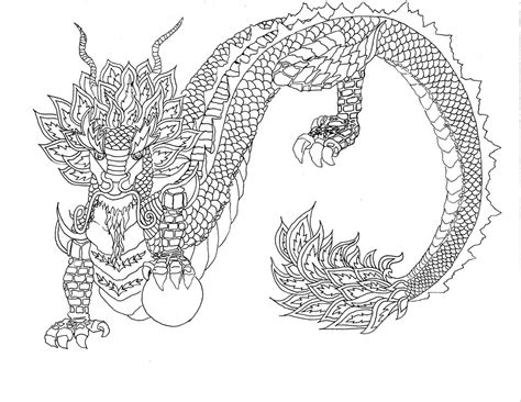 coloring pages of chinese dragons weeklyplanner website dragon
