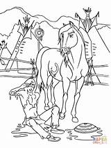 Spirit Stallion Cimarron Kleurplaten Cavallo Selvaggio Kleurplaat Dibujar Colorearrr Imprimir Downloaden Uitprinten sketch template