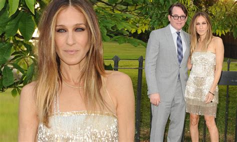 sarah jessica parker sparkles in a metallic flapper dress as she attends serpentine party