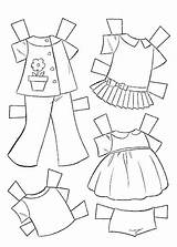 Baby Paper Coloring Dolls Doll Book Missy Miss Color Clothes sketch template