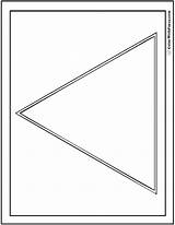Triangles Squares Colorwithfuzzy sketch template