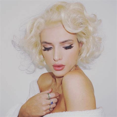 marilyn is that you bella thorne strips topless for tribute to