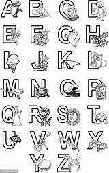 Alphabet Coloring Abc Pages Printable Kids Sheets Letters Colouring Drawing Print Letter Abcs Toddlers Worksheets Kid Blocks Ecoloringpage Color Characters sketch template