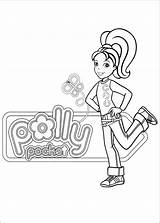 Polly Pocket Coloring Pages Color sketch template