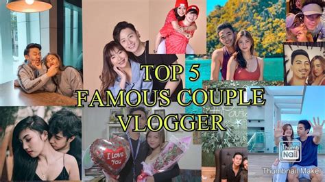 top 5 famous filipino couple vlogger april and rogen youtube