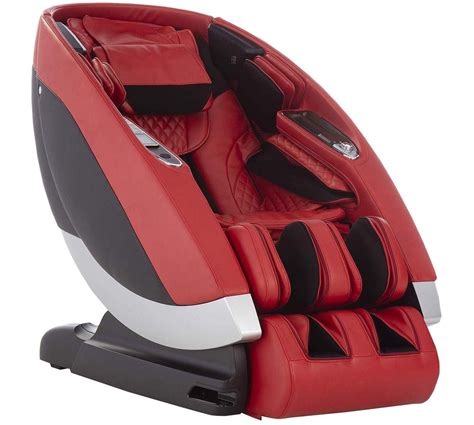 Red Super Novo Zero Gravity 4d S And L Track Massage Chair Recliner By