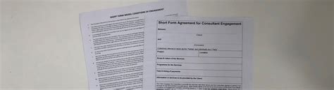 short form consultants agreement engineering nz