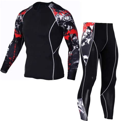 men long johns fitness winter quick dry gymming spring autumn sporting
