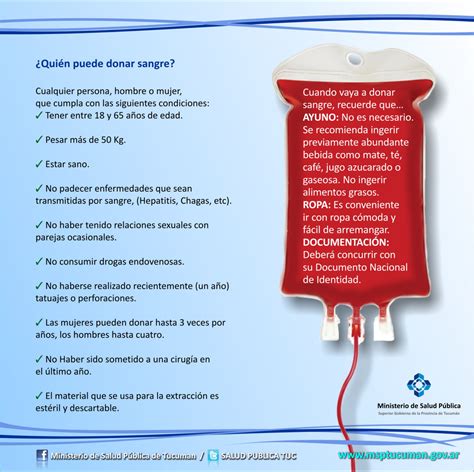 donar sangre es dar vida ministerio de salud publica de tucuman