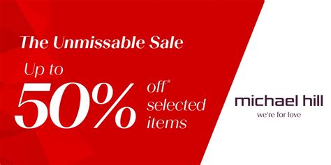 the michael hill unmissable sale is now on with up to 50
